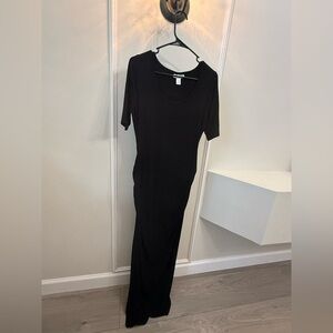 Motherhood Maternity Black Maxi Dress